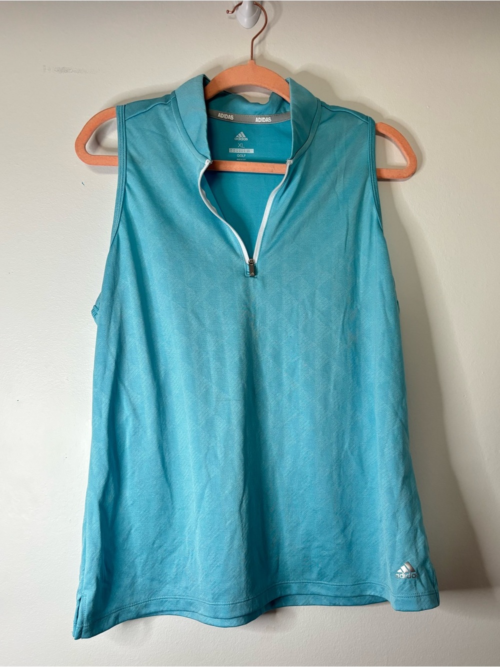 adidas Women's Aqua Zip Sleeveless Golf Tank